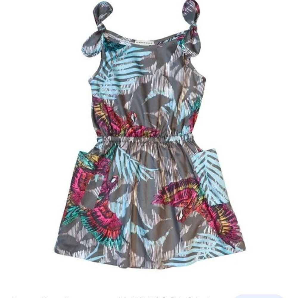 Anthem Of The Ants Paradise Dress Floral Size 2 Cotton Tropical